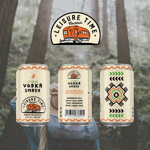 Canned Cocktail Label Design