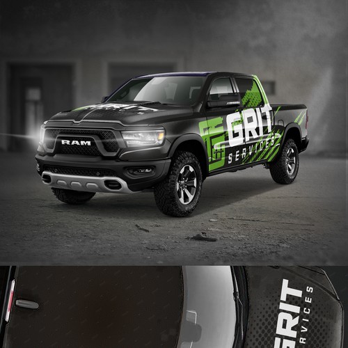 Grit Truck Wrap