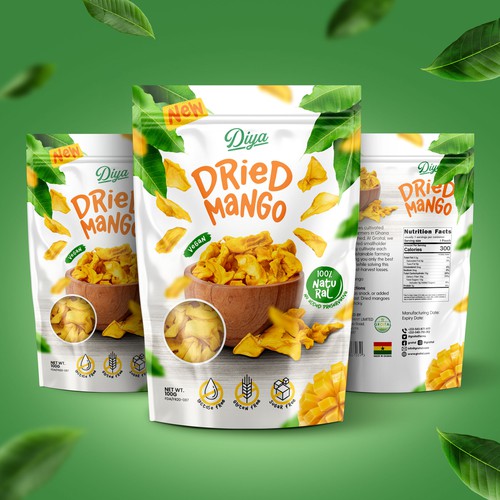 Packaging Design for Diya Dried Mango
