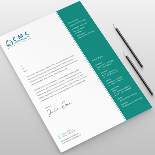 Letterhead design