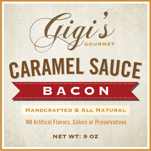 Product label and logo for Gigi's Gourmet