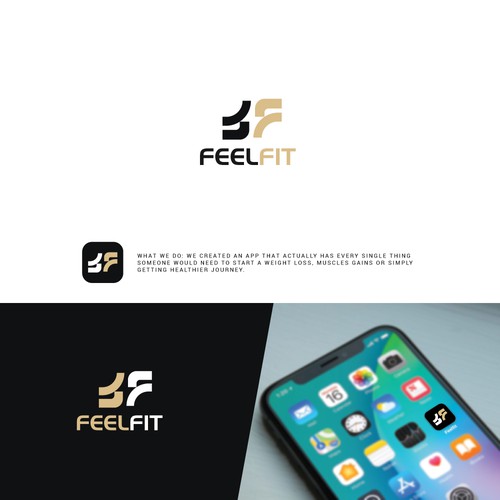FeelFit App Logo Design