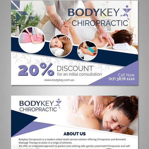 Postcard Offer for a Chiropractic Clinic
