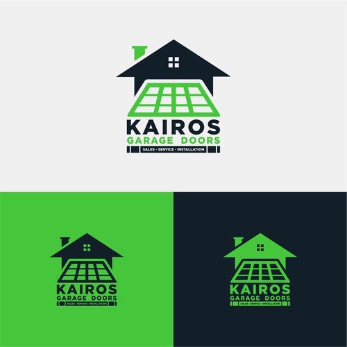 Garage Doors Logo Design Concept