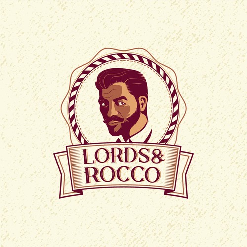 Classic logo for retro barbershop