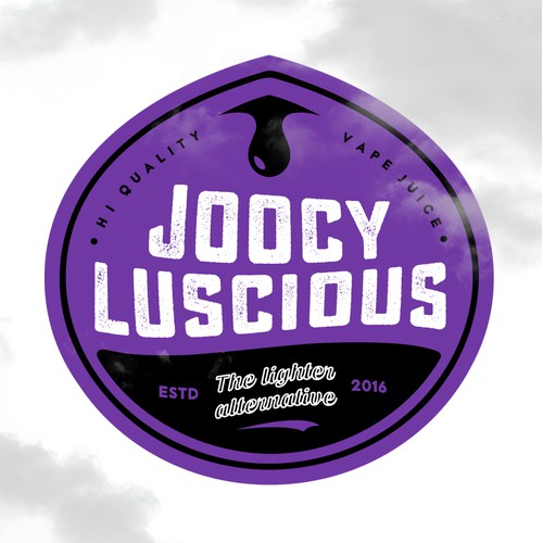 Bold logo and label for Joocy