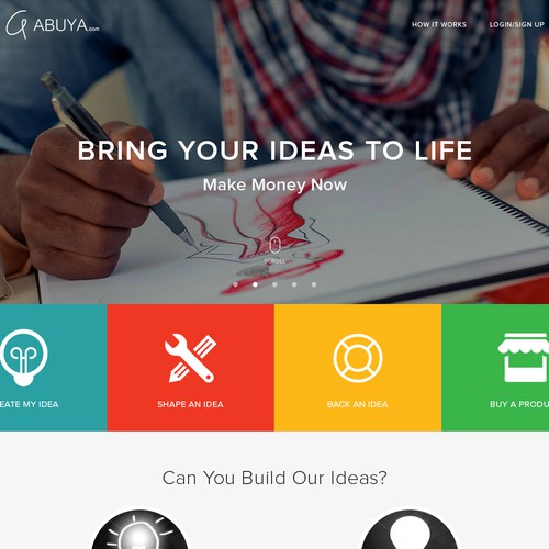 Exciting crowdsourcing ecommerce connecting great ideas, with the aim to create great products.