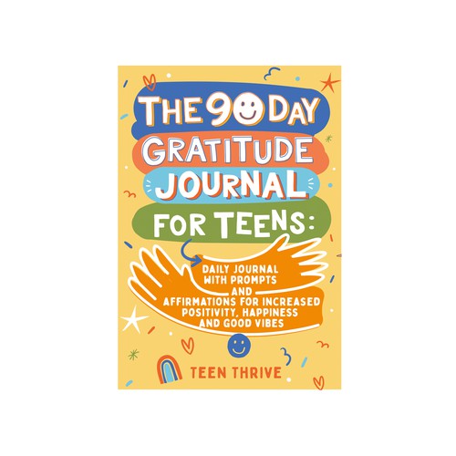 E book cover for "Gratitude journal for teens"