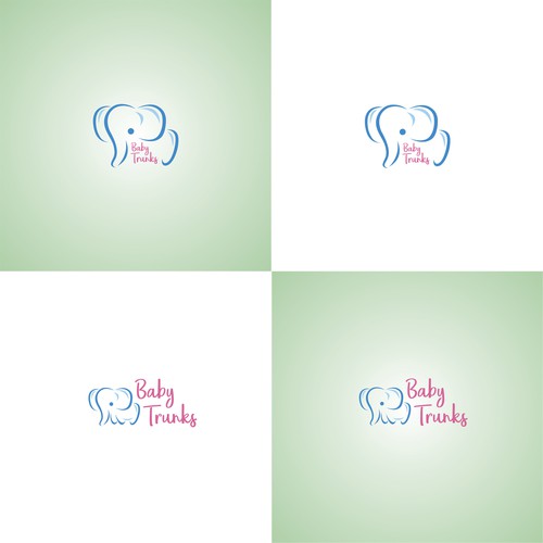 Logo concept for Baby Trunks