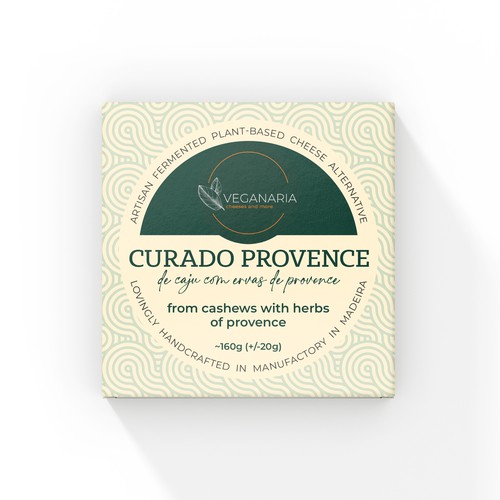 Vegan cheese package design