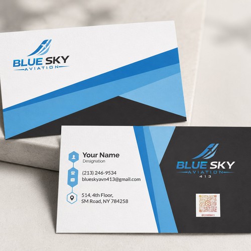 Blue SKY business card