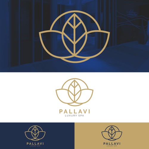 Minimalist logo concept for spa