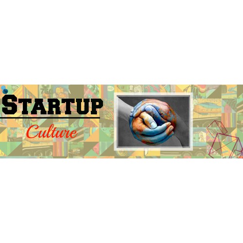 Design Web Banner and Card for "Startup Culture"