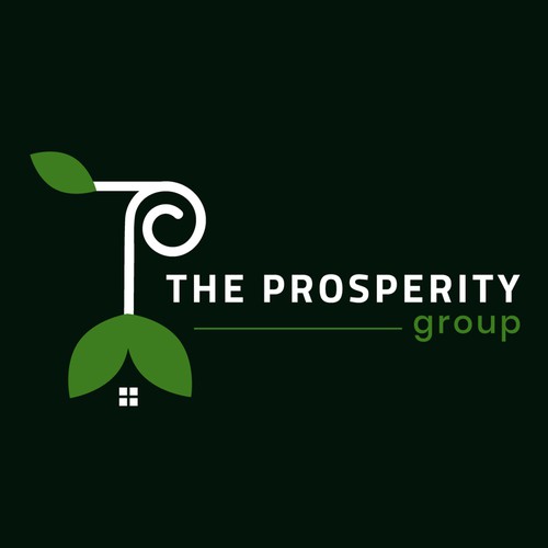 Real estate logo concept with nature