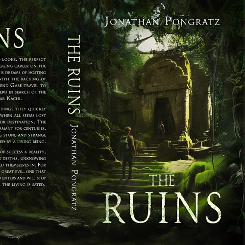 Book Cover for the novel "The Ruins"