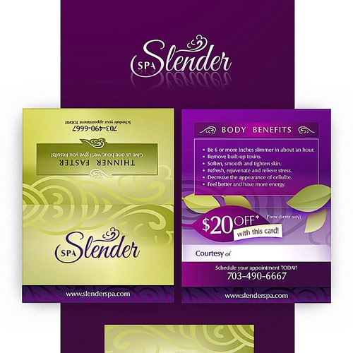 Slender-Spa Business Card