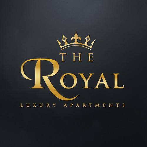 Give me a sign of Royalty, luxury, apartment homes.