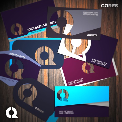 logo and bussiness card for CQRES