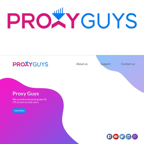 Logo concept for Proxy Guys