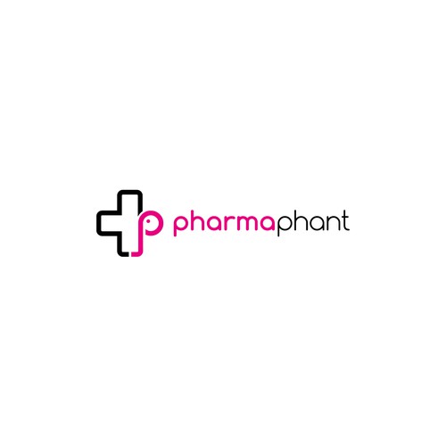 Logo concept for pharmacy store.