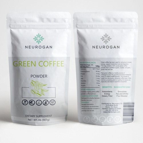 Green Coffee bag