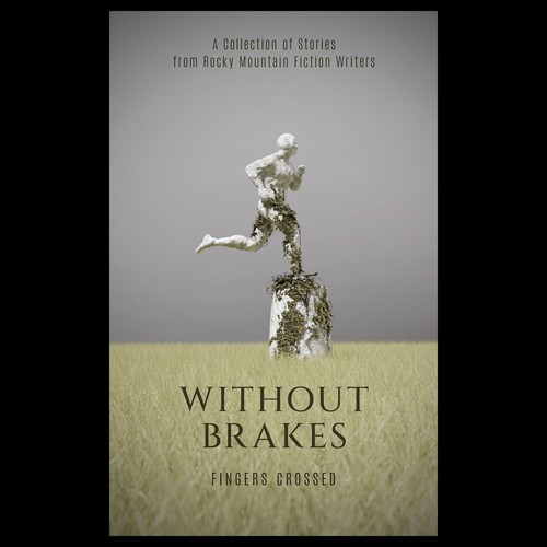 Thought-provoking book cover for a short story anthology