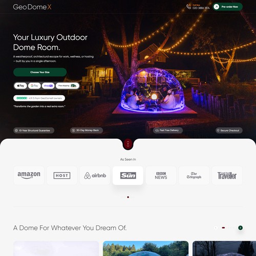 GEO DOMEX WEBSITE DESIGN