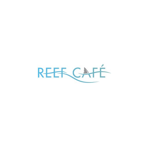 Logo for a Cafe located inside Aquarium