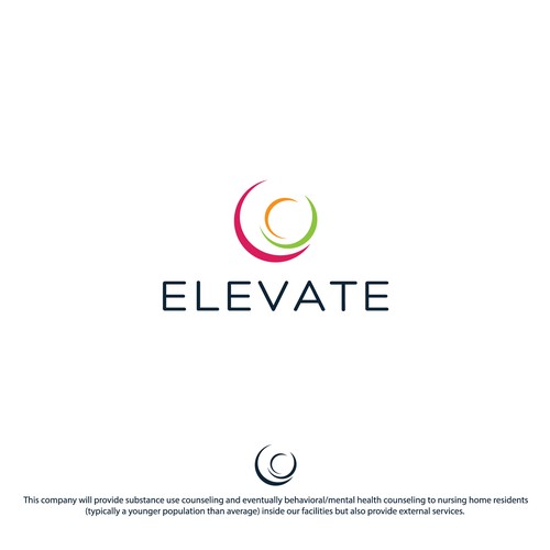 Logo for a joint venture of nursing home company