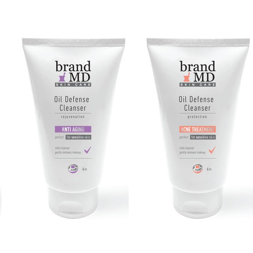 Brand Skin Care Company Label Design