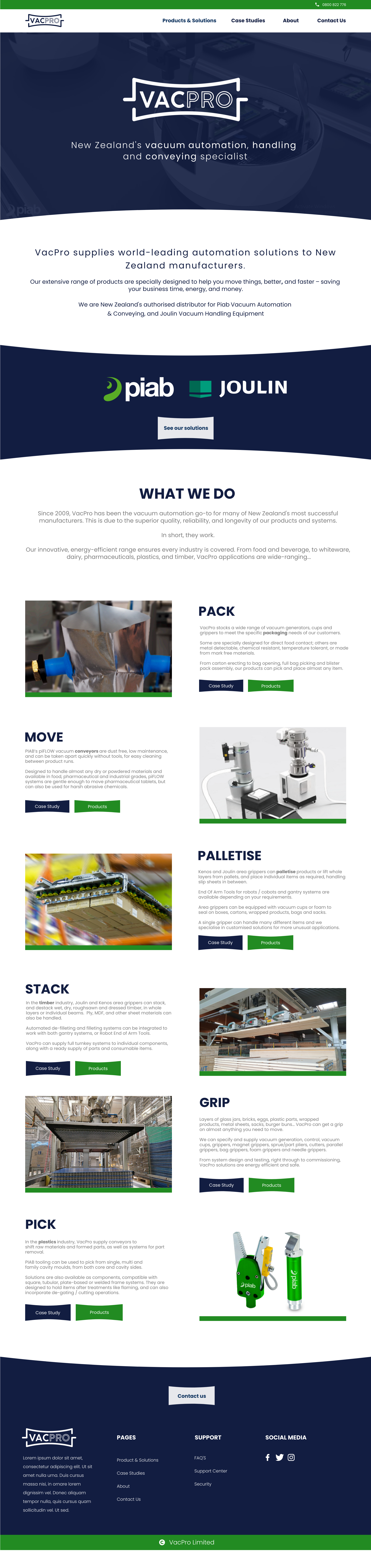 Web pages design