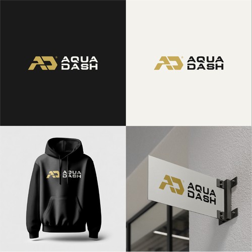 Bold Logo Design Concept for Aqua Dash