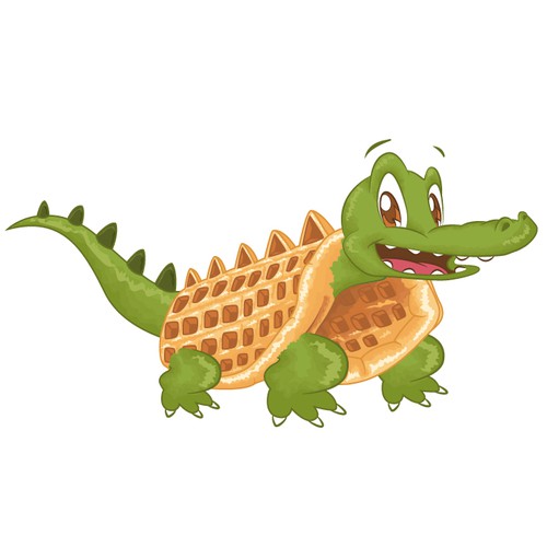 Crocodile Waffle