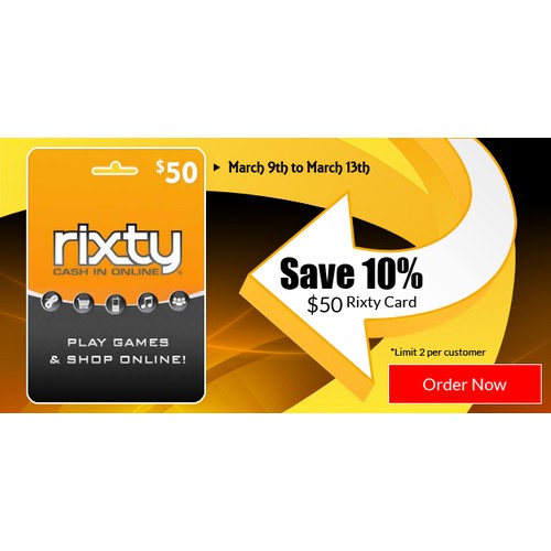 Create Banner for Rixty