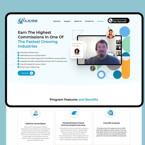 Axion Membersite Website Design