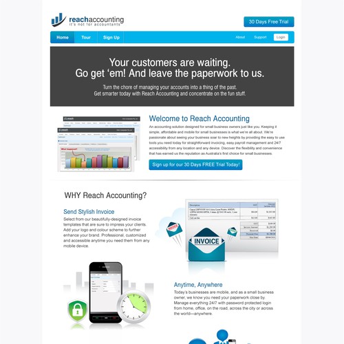 Reach Accounting - an online software service -  