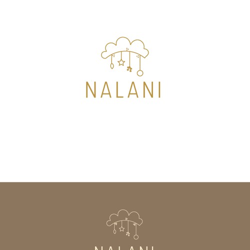 Thin logo concept for NALANI Baby care products