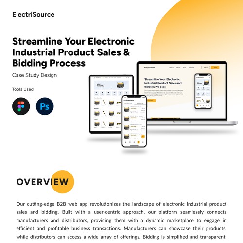 Electronic Industrial Product Sales Purchase App 