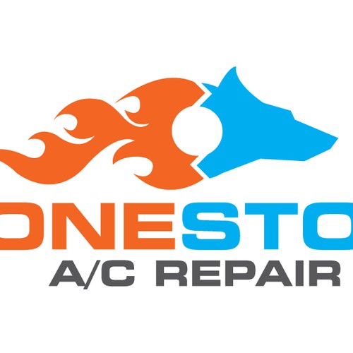 AC repair Logo Design