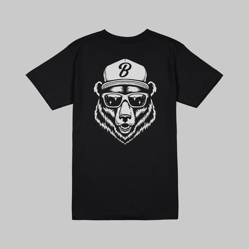 Bear T Shirt Illustration