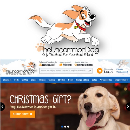 Create a Capturing Dog Illustration / Logo for TheUncommonDog.com