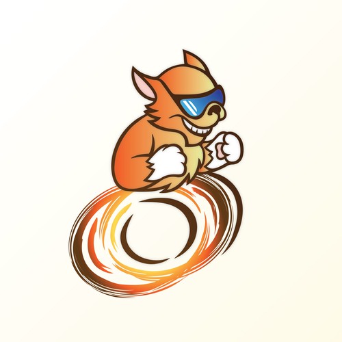 Running cat logo