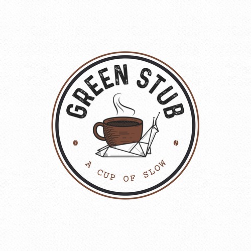 Logo design for Green Stub Coffee shop