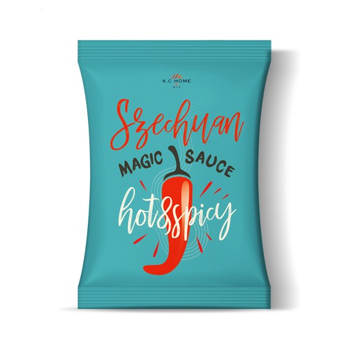 Spicy Sauce packaging