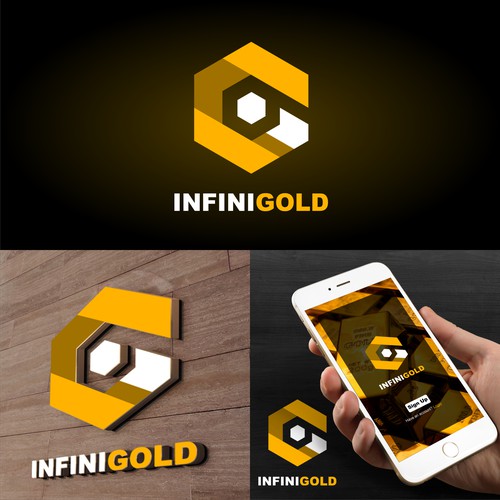 Hexagonal Logo Concept for InfiniGold