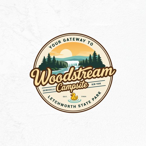 Woodstream Campsite logo