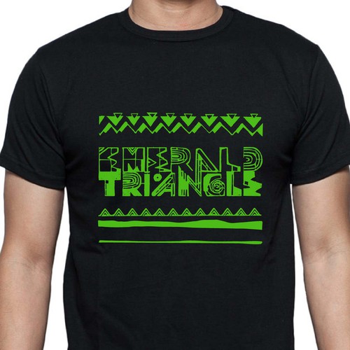 T-Shirt Design Emerald Triangle