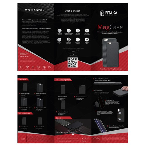 Black and Red, Product showcase brochure