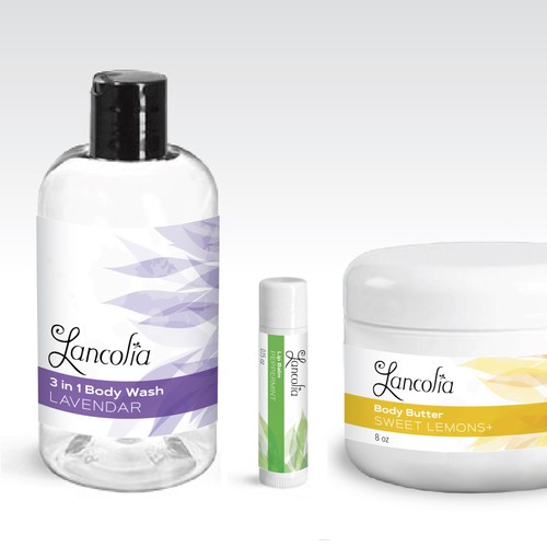 Label design for the skin care product line