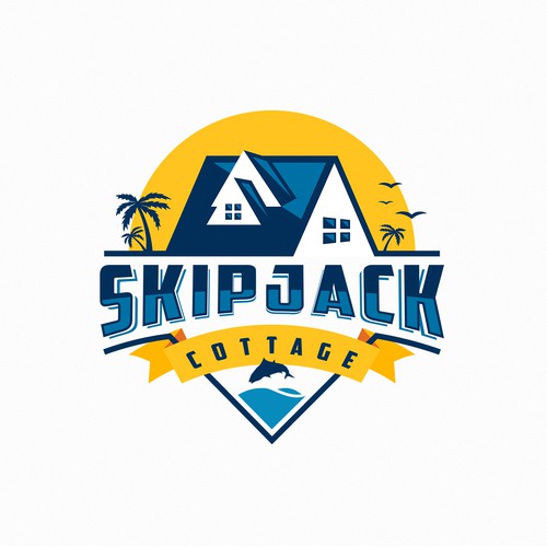 Skipjack cottage short term beach side vacation rental.